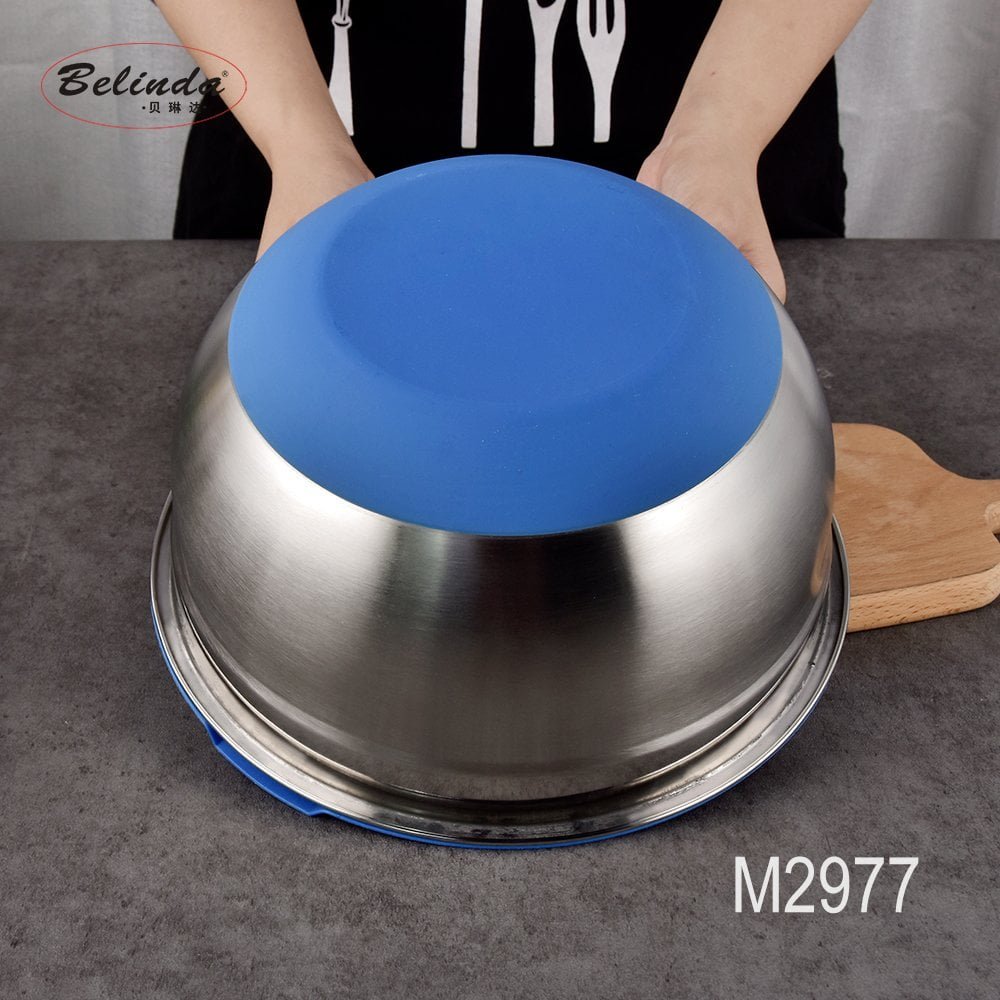 Housewares Baking Salad Metal Stainless Steel Mixing Bowl with Cover