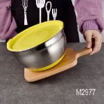 Housewares Baking Salad Metal Stainless Steel Mixing Bowl with Cover